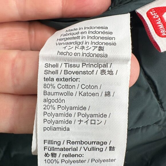 J. Crew Men's Size Large Dark Green Quilted flight jacket with PrimaLoft® NWT - Picture 4 of 8